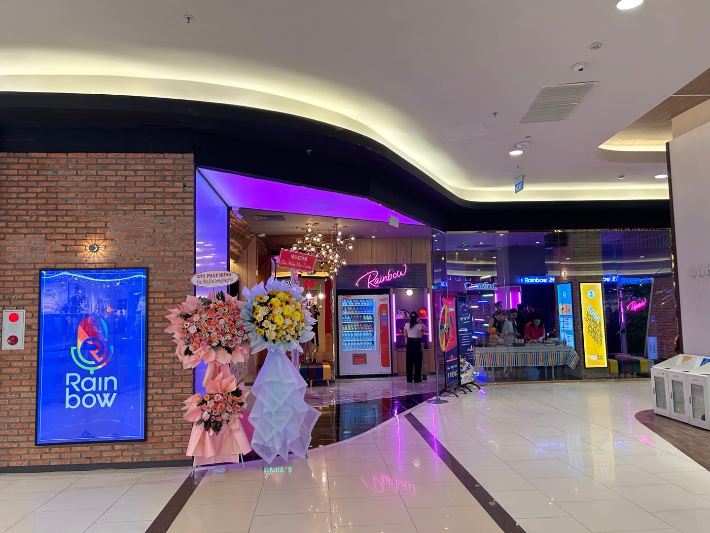 Rainbow mall storefront